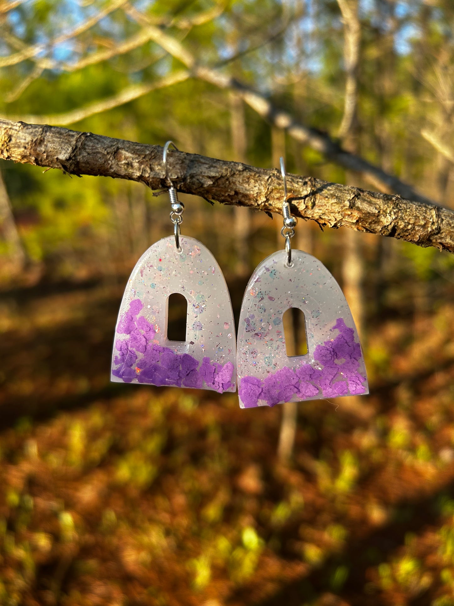 Resin earrings