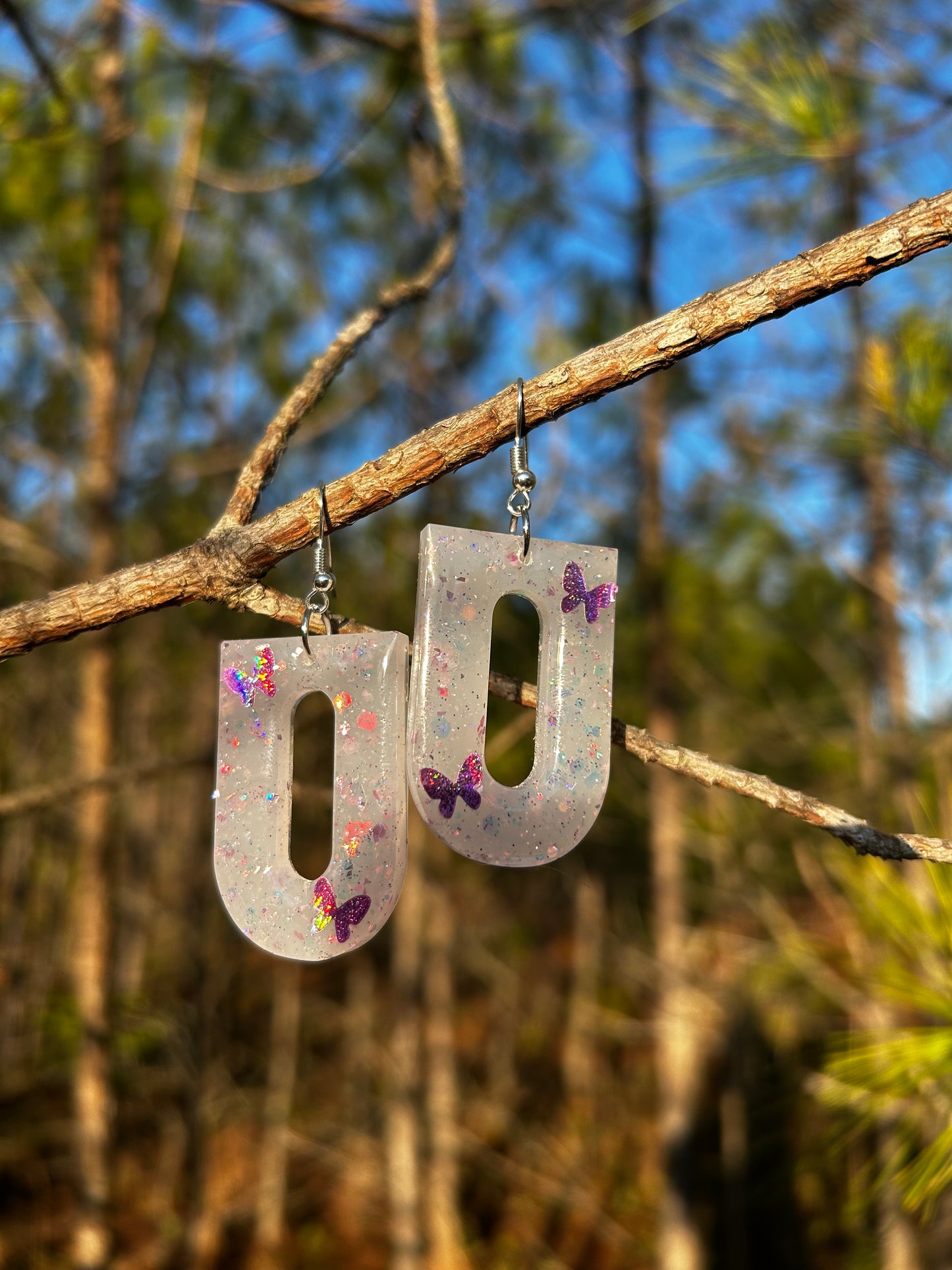 Resin earrings