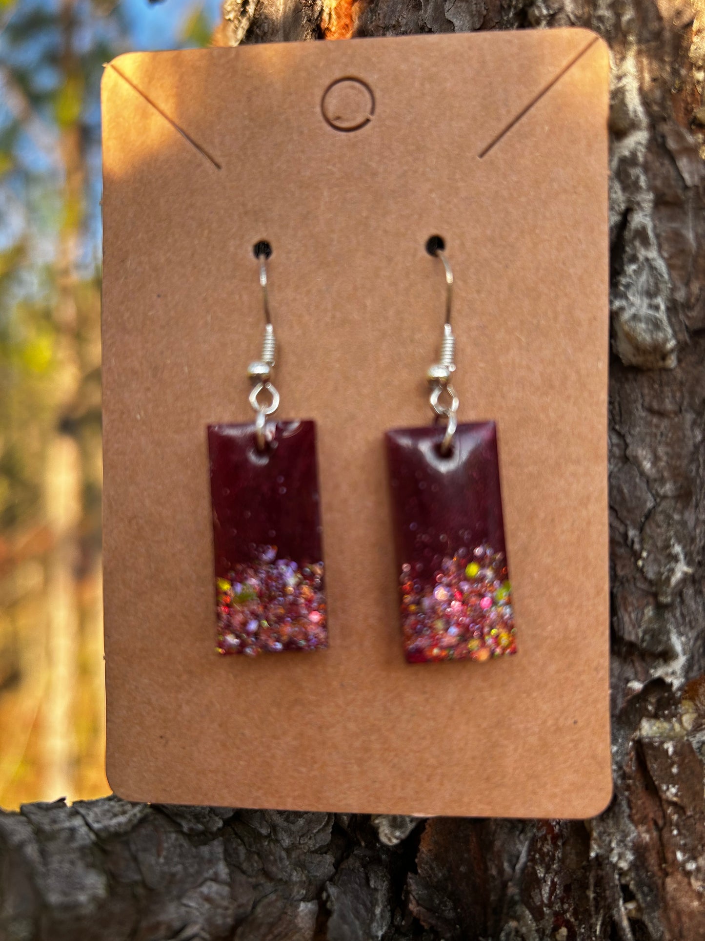 Resin earrings