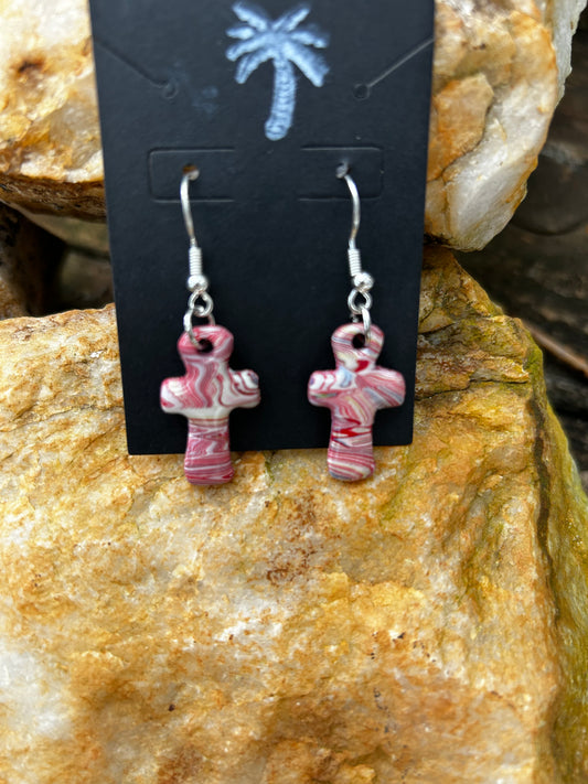 Polymer clay earrings