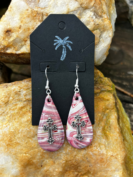 Polymer clay earrings