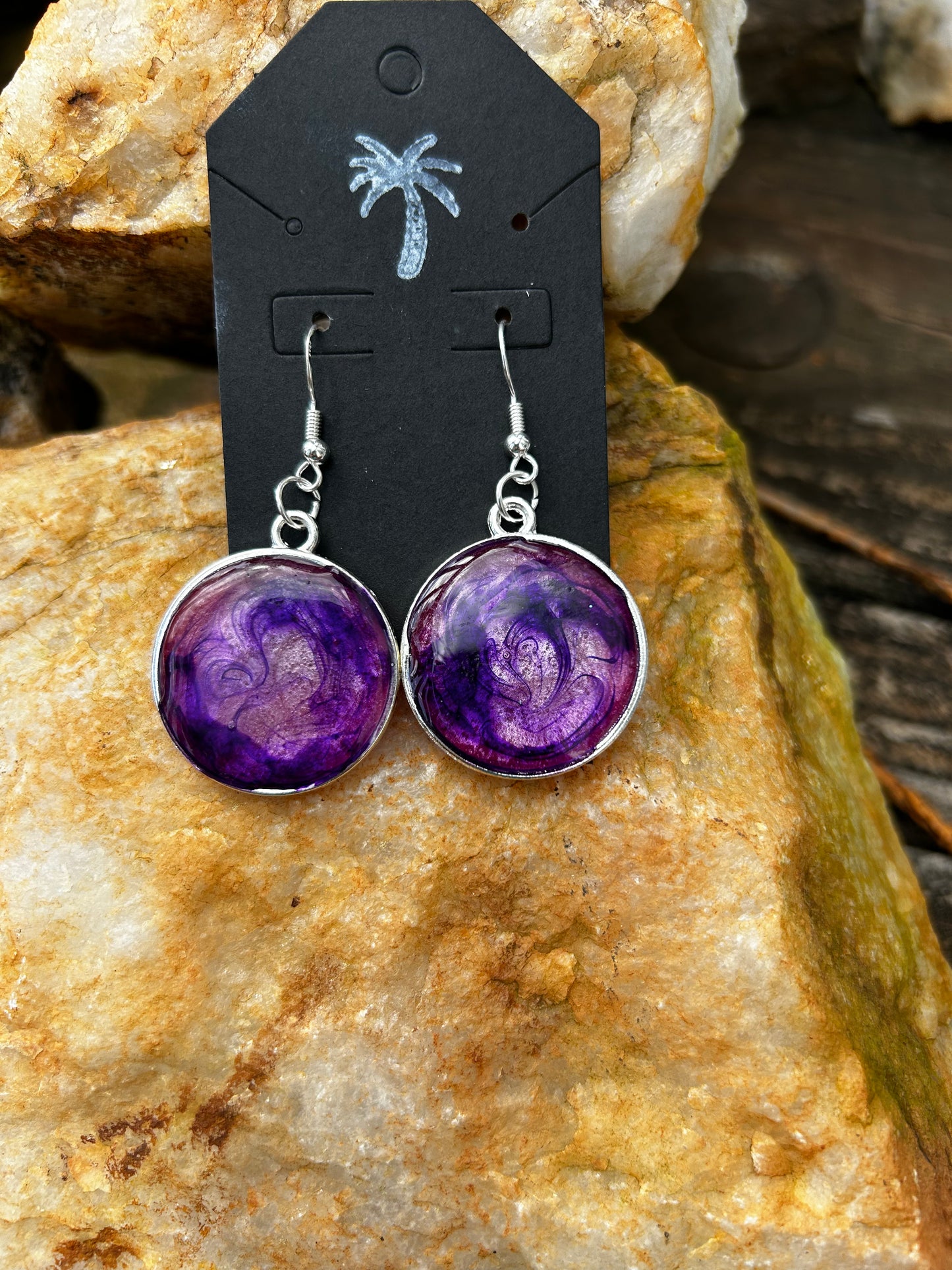 Resin earrings